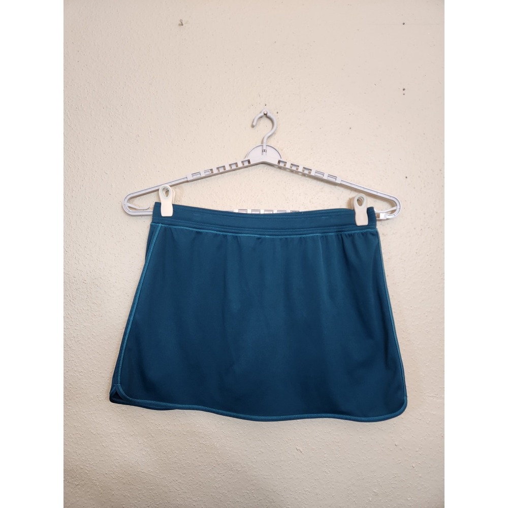 St. John's Bay Womens 1X Dark Green Active Skort Quick-Dri Built-in Short